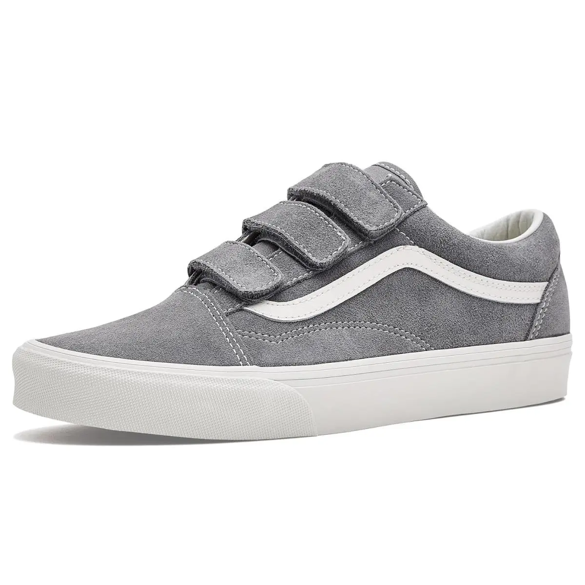 Unisex Sneakers Athletic Shoes  Old Skool V Suede Frost Gray by Vans