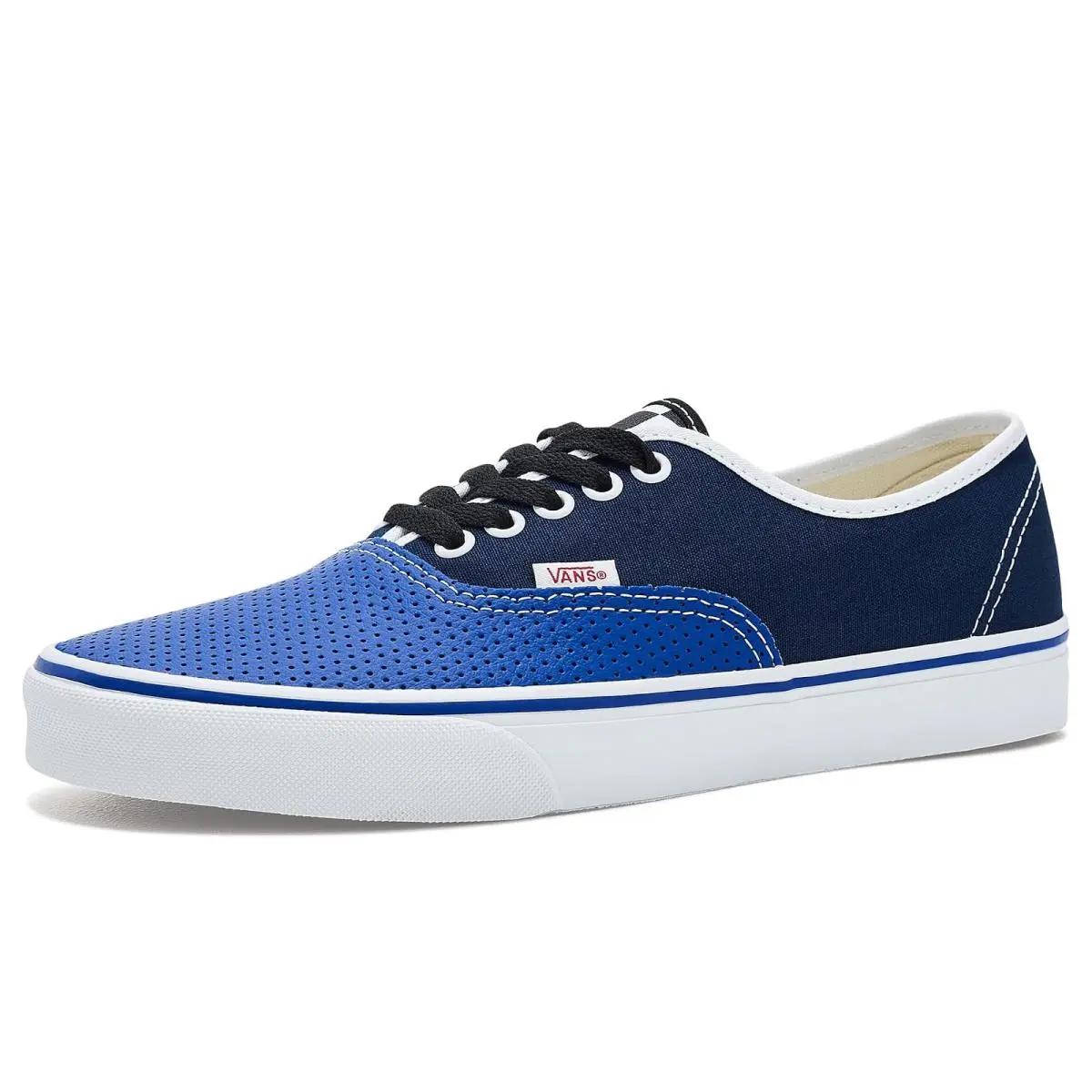 Unisex Sneakers Athletic Shoes  Moto Jacket Blue by Vans
