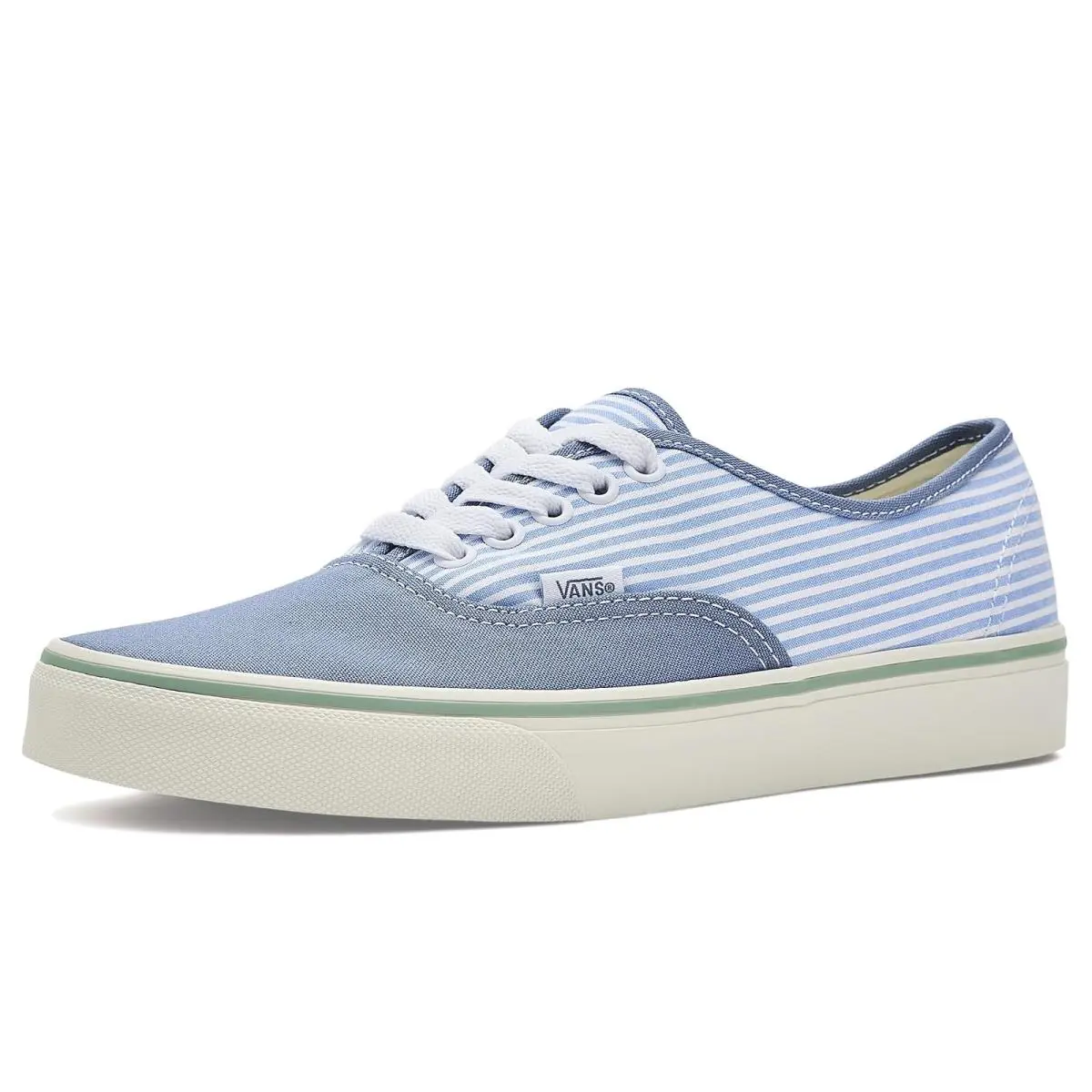 Unisex Sneakers Athletic Shoes  Authentic™ Stripes Glacial Slate by Vans