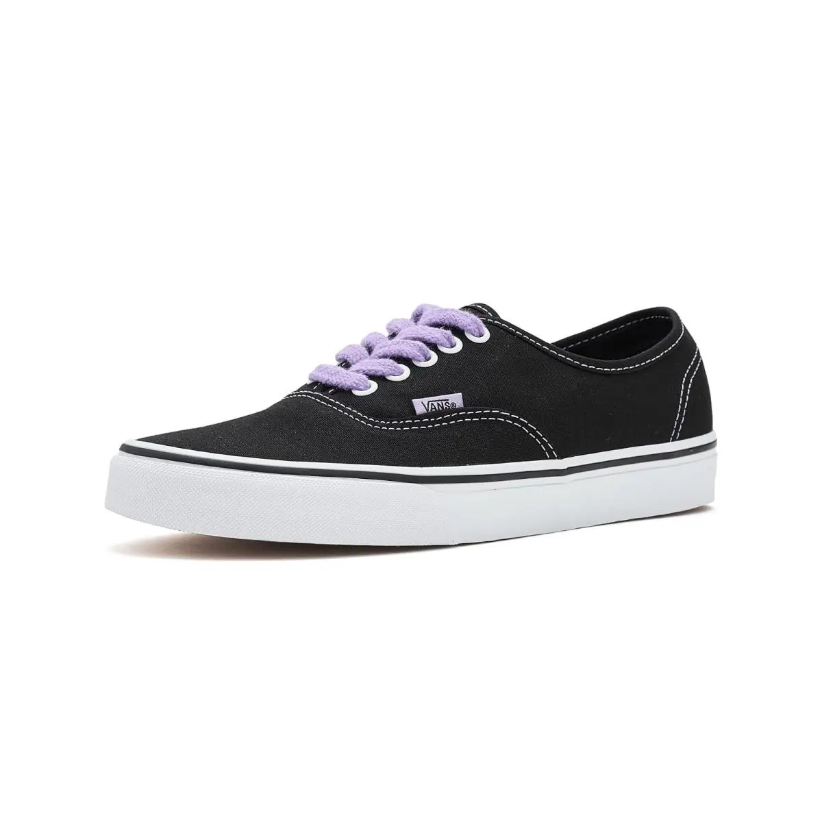 Unisex Sneakers Athletic Shoes  Authentic™ Terry Lace Black/Soft Orchid by Vans