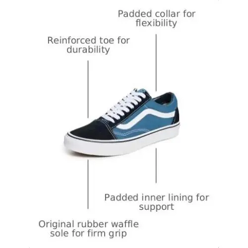 Vans shoes - vd 3 hnvy - hnvy - VN000D3HNVY - navy 1