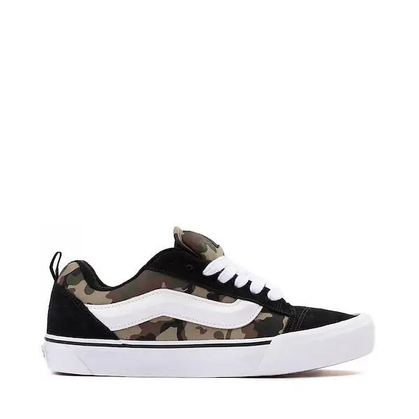 Vans Women`s Knu Skool Camo Shoes - Camo Black Green