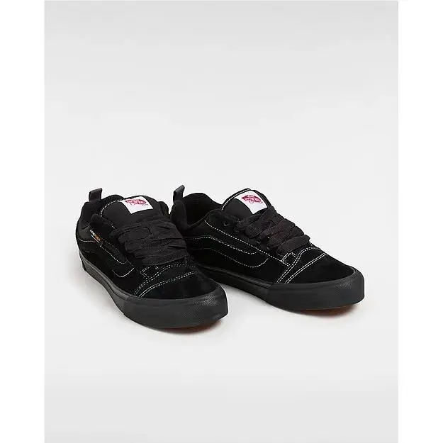 Mens` Knu Skool Chunky Cordura Mix Trainers Shoes Triple Black by Vans