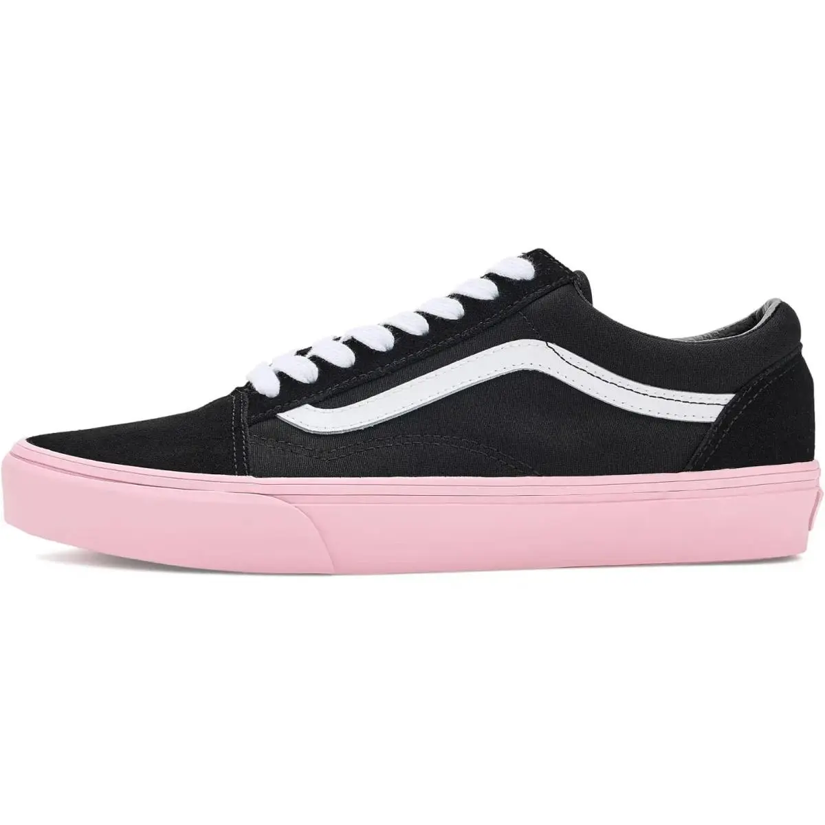 Vans Old Skool Sidewall Pink Black Women`s Casual Shoes VN000D6WPIB Sneakers