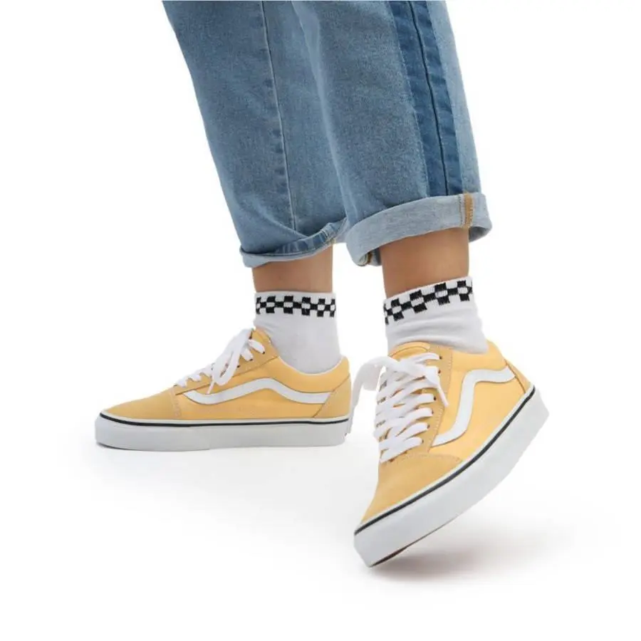 Vans shoes - VANS Old Skool - Old Skool - VN-0A5KRFAVL - Flax Gold Yellow 11