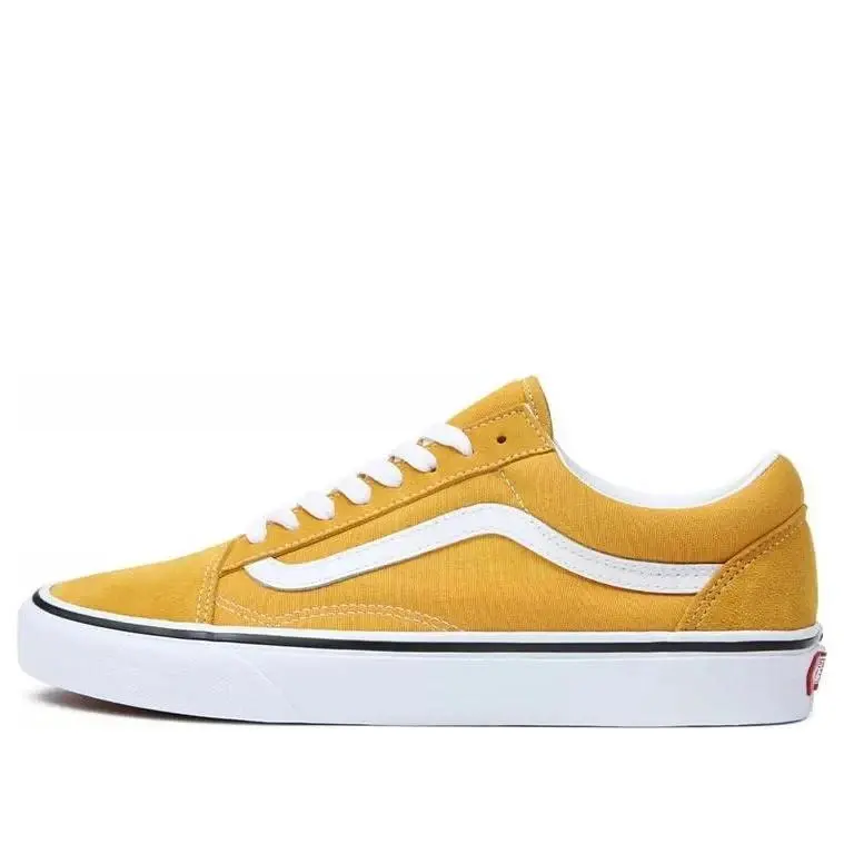 Vans Old Skool Color Theory Golden Yellow Men’s Skate Shoes Canvas Unisex
