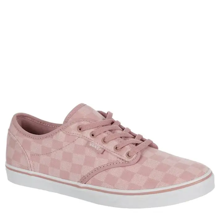 Vans Atwood Low Women`s Skate Shoes Sneakers Casual Canvas Lightweight - Pink