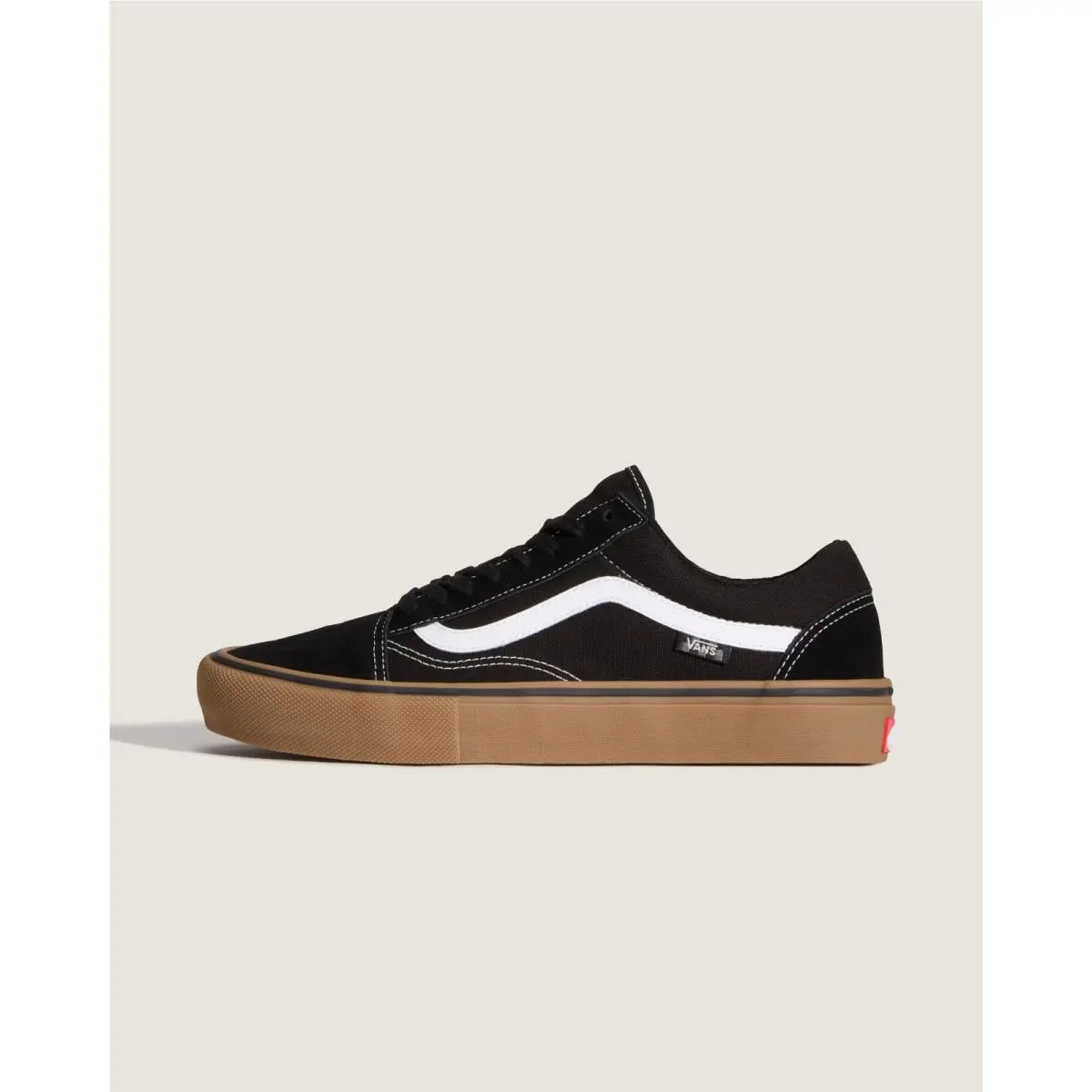 Men`s Skate Old Skool Shoe Black / Gum/ White by Vans