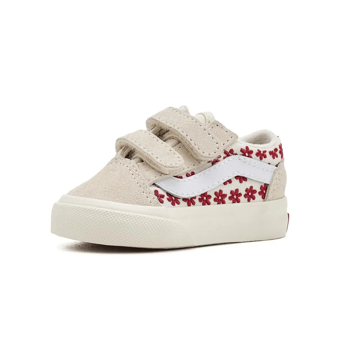 Children Unisex Shoes  Kids Old Skool™ V Infant/toddler Chantilly Floral Racing Red by Vans