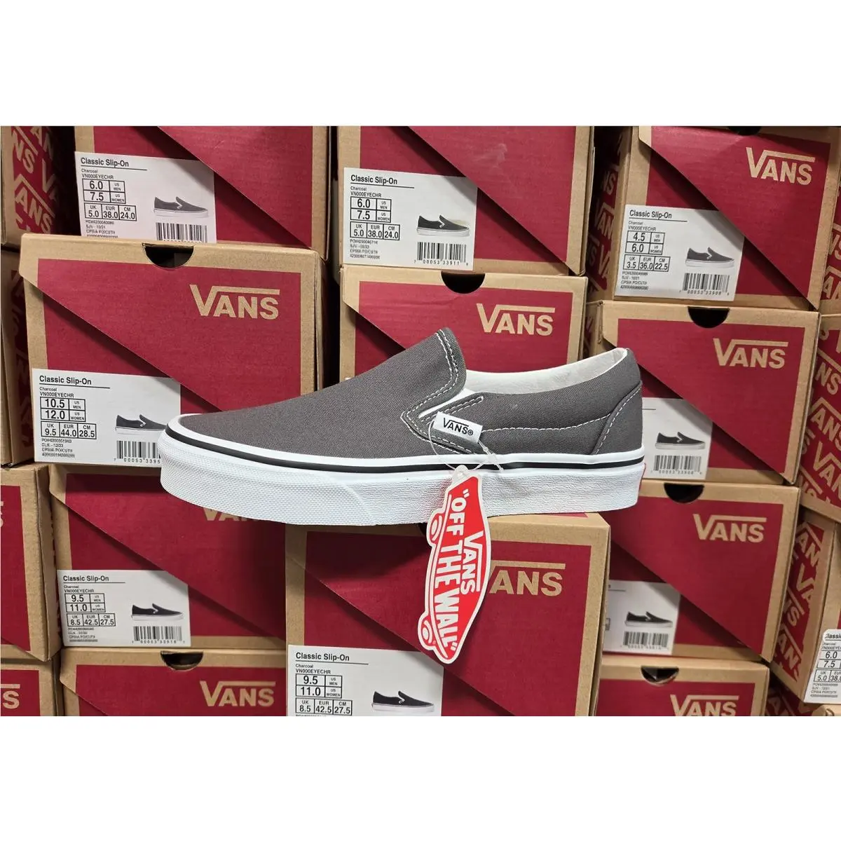 Vans shoes - VANS Classics - Classics - VN000EYECHR - Charcoal 8