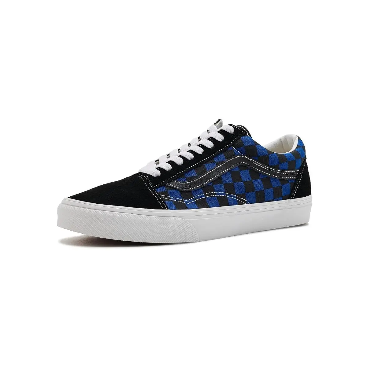 Unisex Sneakers Athletic Shoes  Old Skool™ Checkerboard Blue/Black by Vans