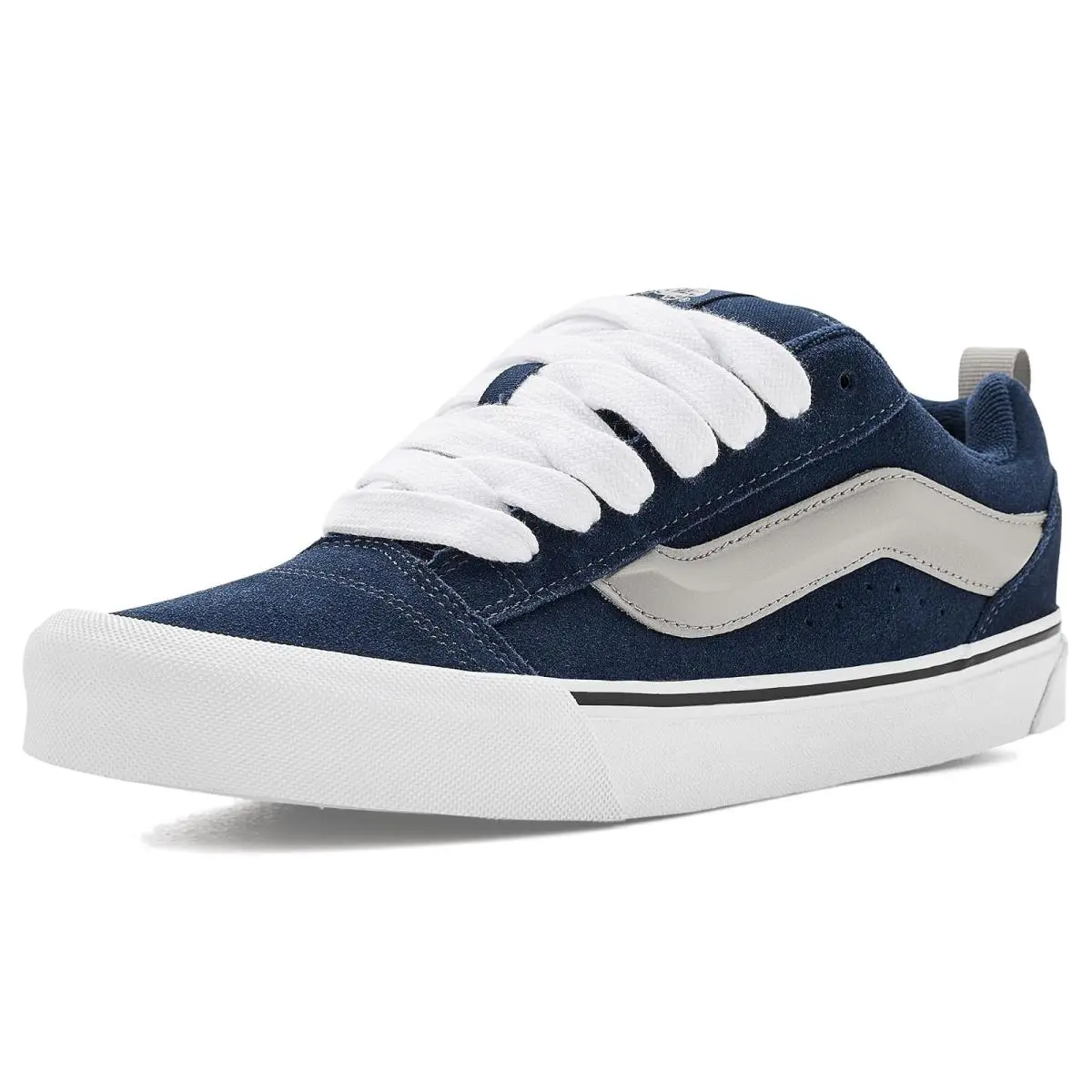 Unisex Sneakers Athletic Shoes  Knu Skool™ Pop Sidestripe Navy by Vans