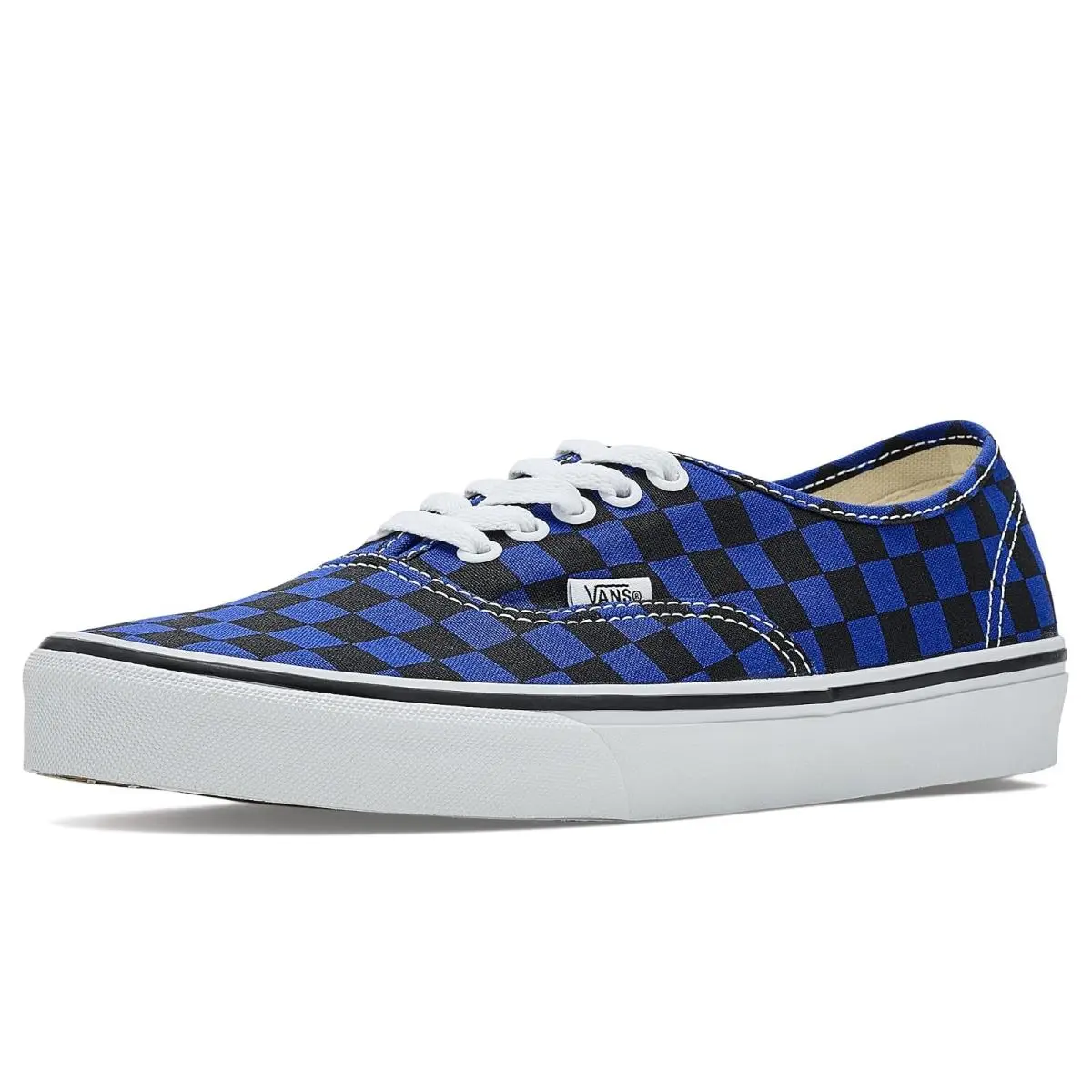 Unisex Sneakers Athletic Shoes  Checkerboard Blue/Black by Vans