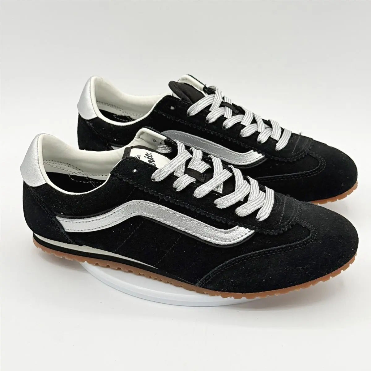 Super Lowpro Black/silver Size 7.5 Womens Suede by Vans