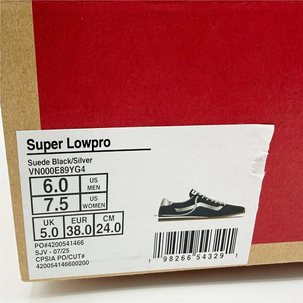 Vans shoes - Super Lowpro - Super Lowpro - VN000E89YG4 - Black (UPC: 198266543291) 8