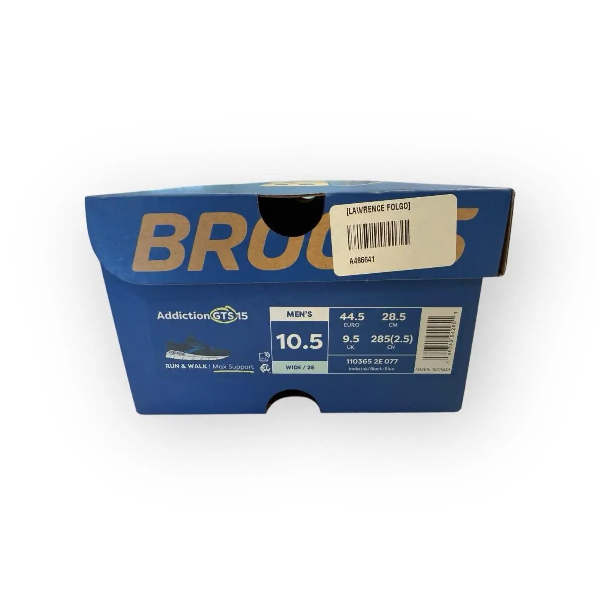 Brooks shoes - Brooks Addiction GTS 15 - Addiction GTS - 110565-2E-077 - Grey/Blue (UPC: 0190340942051) 3