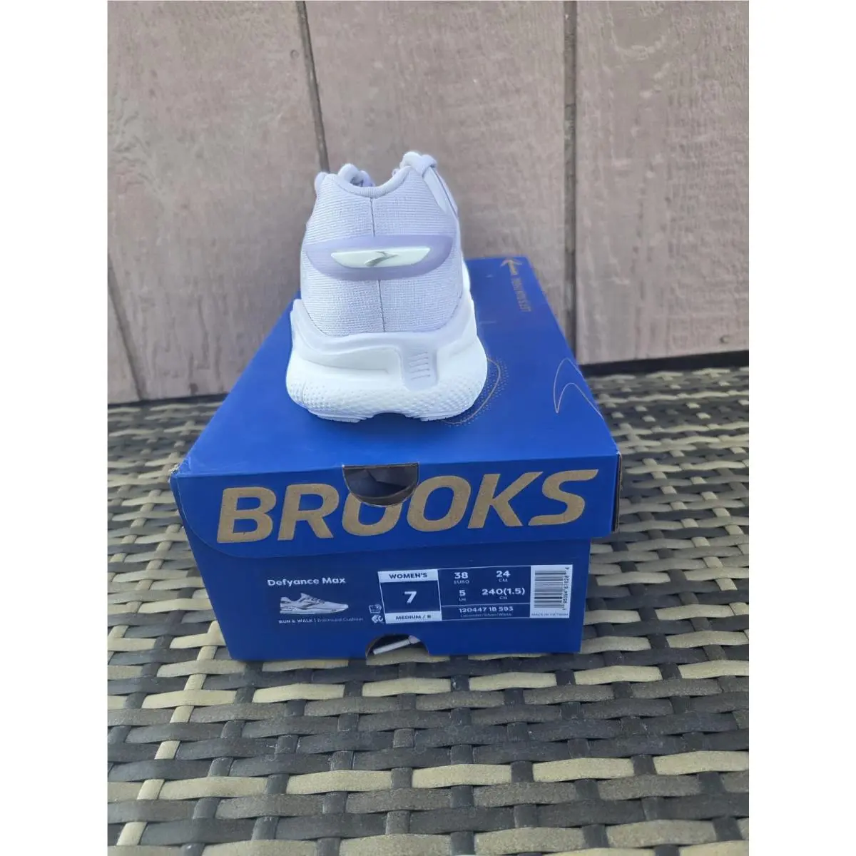 Brooks shoes - 1204471B593 - 1204471B593 - Lavender/Silver/White (UPC: 195394876284) 1