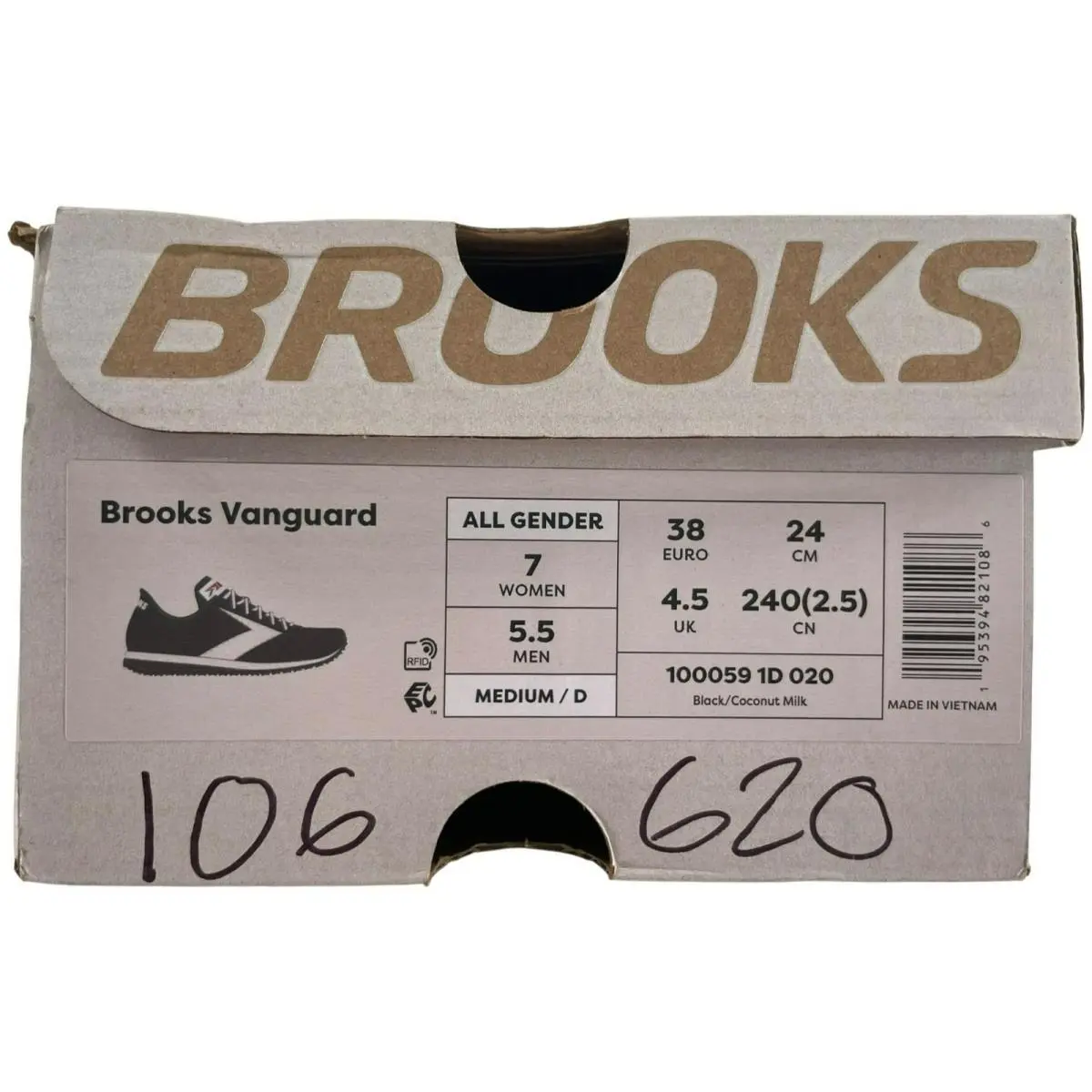 Brooks shoes - Brooks Vanguard - Vanguard - Black 8