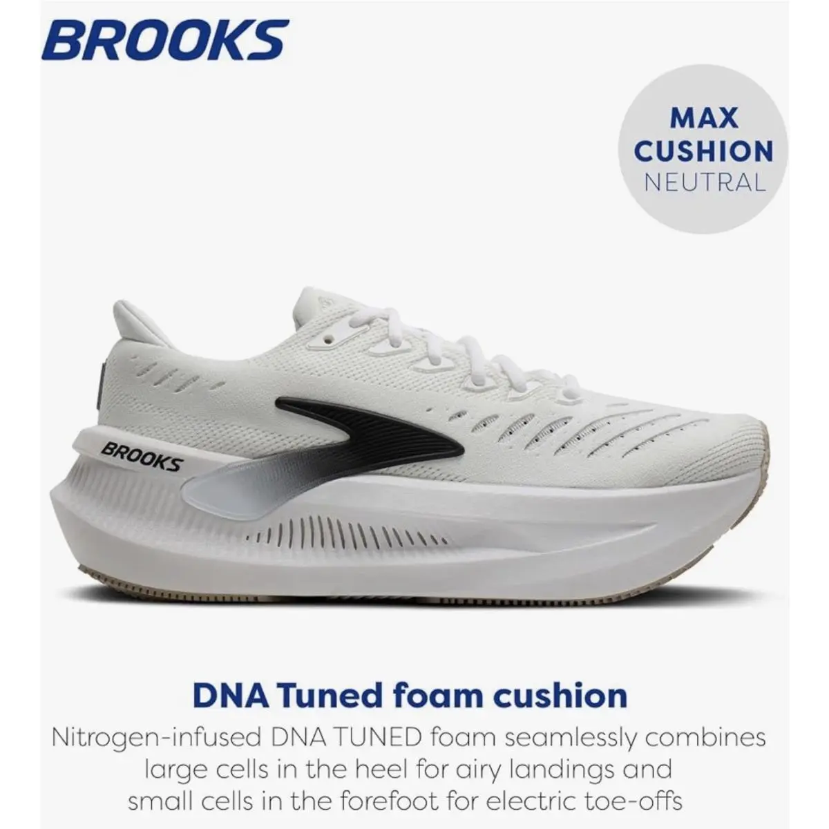 Brooks shoes - Brooks Glycerin Max 2 - Glycerin Max - White / Black01 0