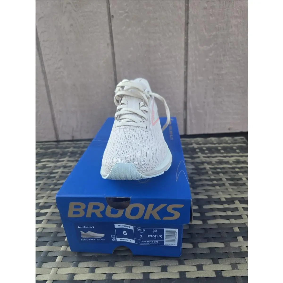 Brooks shoes - Brooks Anthem - Anthem - 12042B273 - Almond/Grey (UPC: 195394580402) 2