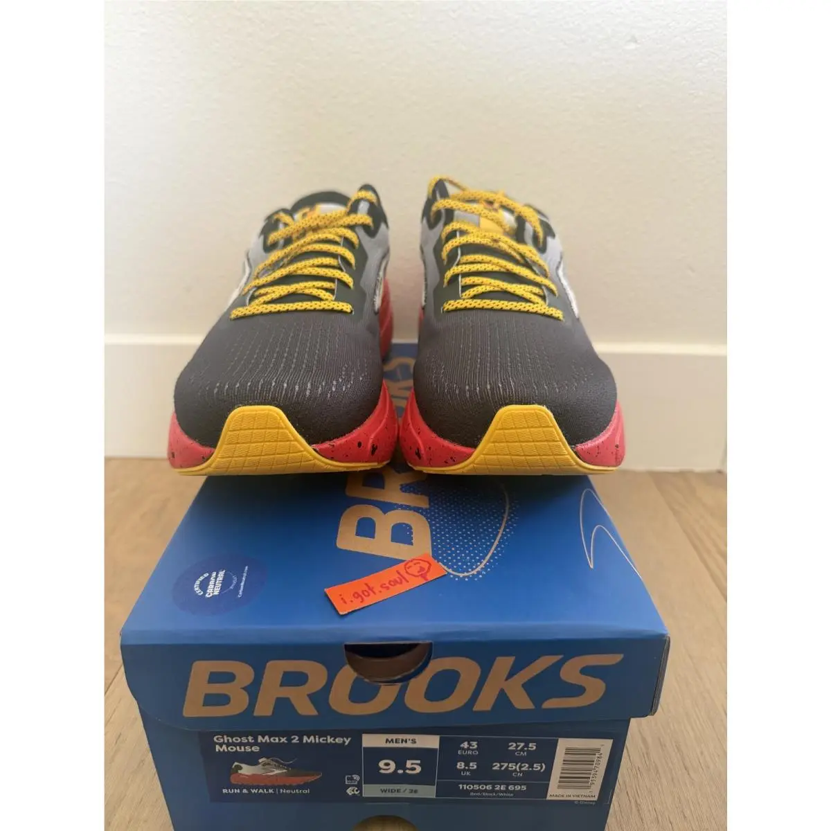 Brooks shoes - Brooks Ghost Max - Ghost Max - 110506-2E-695 - Red (UPC: 195394709841) 2