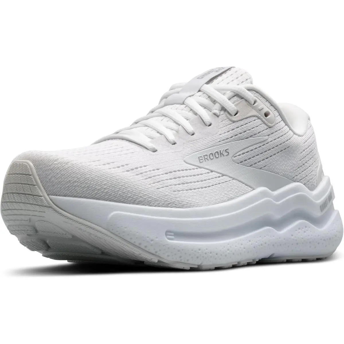 Brooks Women’s Ghost Max 2 Neutral Running Shoe - Bright White - 10 Medium