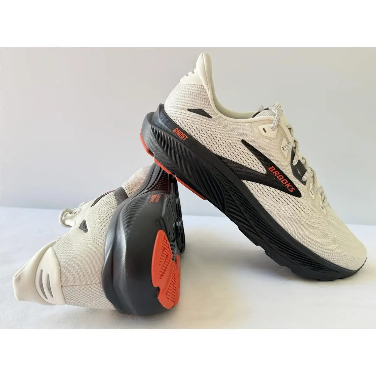Brooks shoes - GHOST 18 - GHOST - coconut pearl tigerlily 5