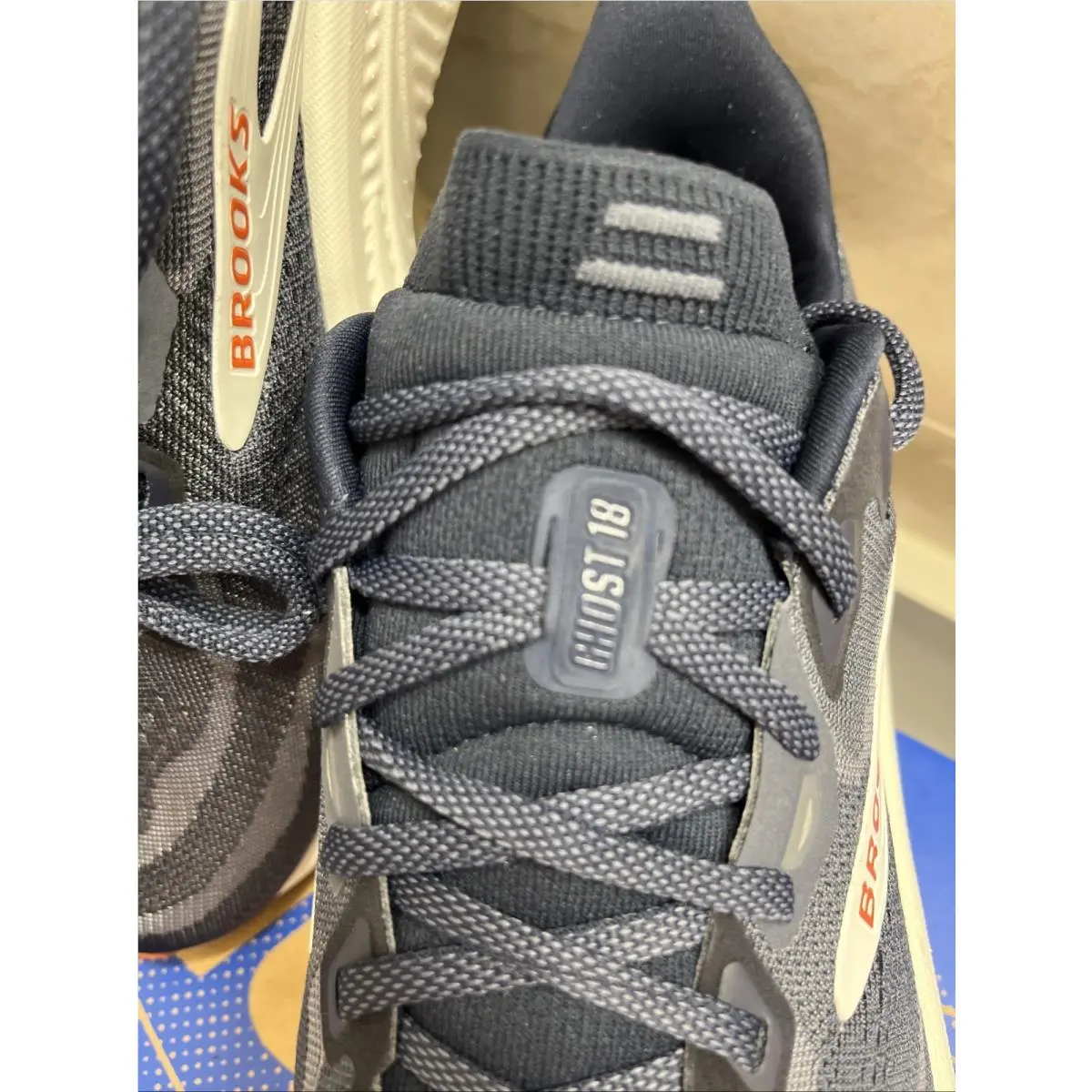 Brooks shoes - Brooks Ghost 18 - Ghost - 1104931D429 - gray / blue 8