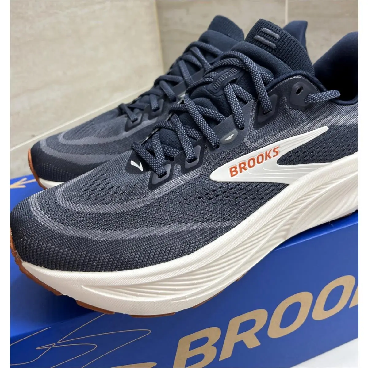 Brooks shoes - Brooks Ghost 18 - Ghost - 1104931D429 - gray / blue 0