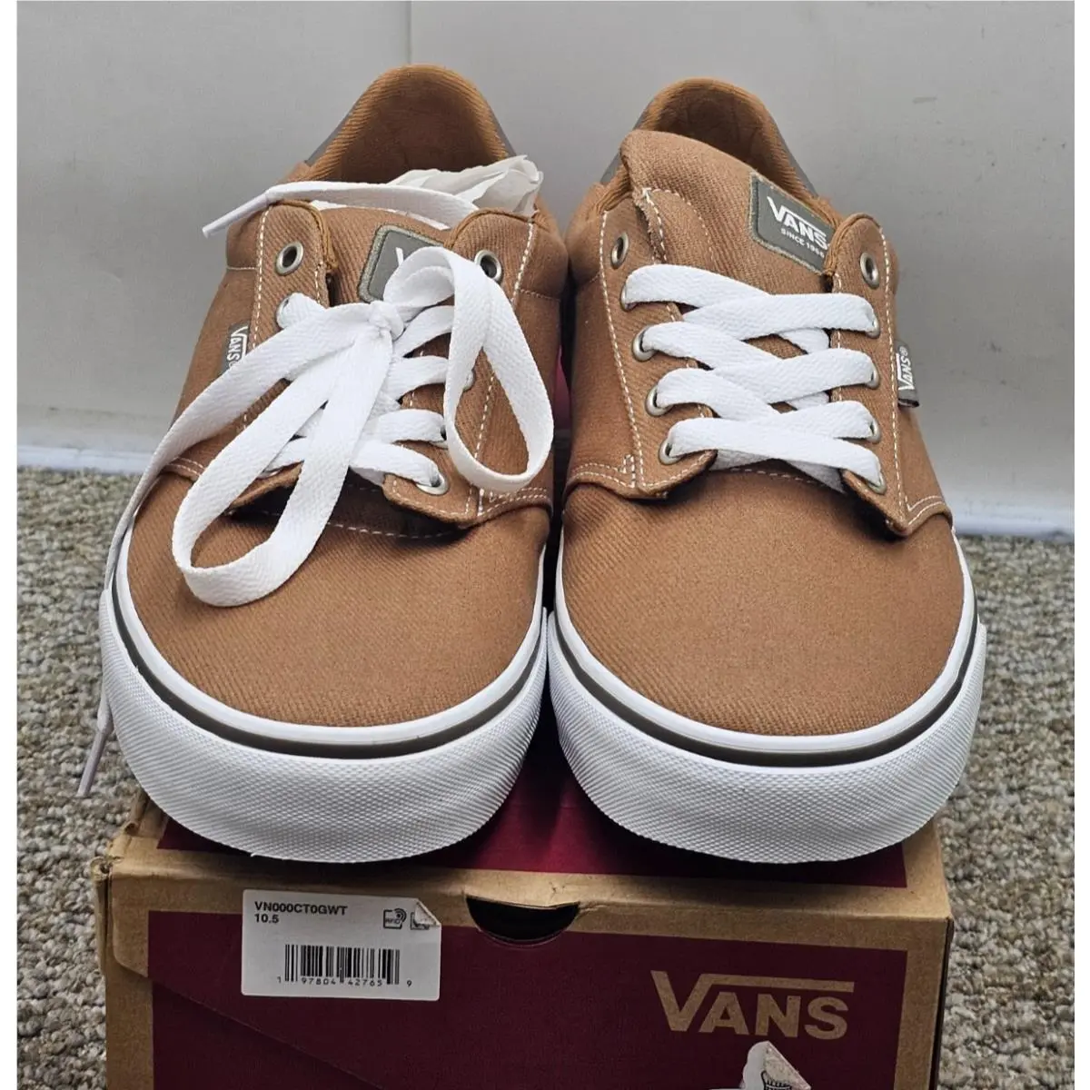 VN000CT0GWT 10.5 MN Atwood Deluxe T L Chipmunk Sneaker Shoe by Vans