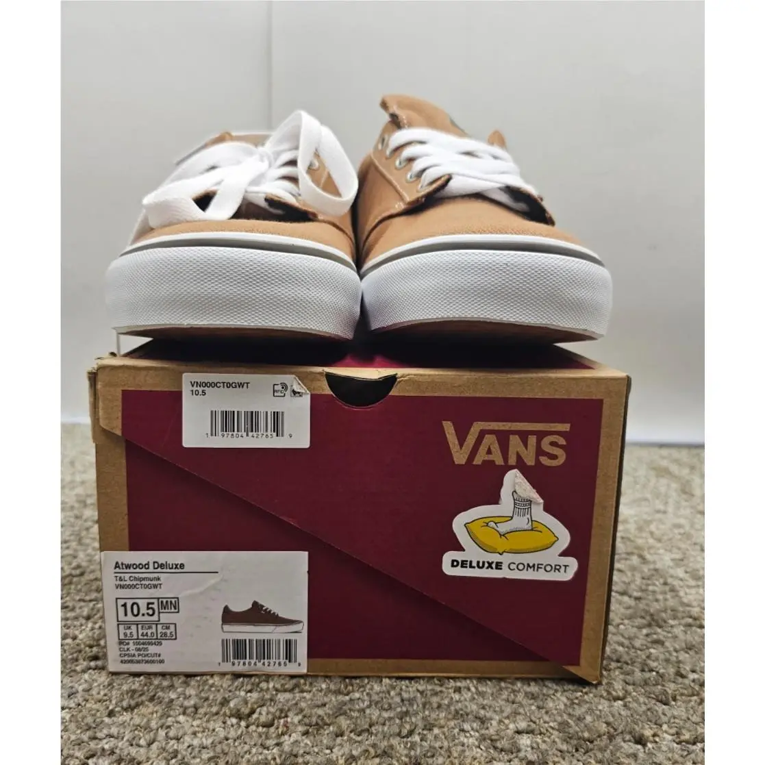 Vans shoes - VANS Atwood Deluxe - Atwood Deluxe - VN000CT0GWT - Chipmunk (UPC: 197804427659) 0