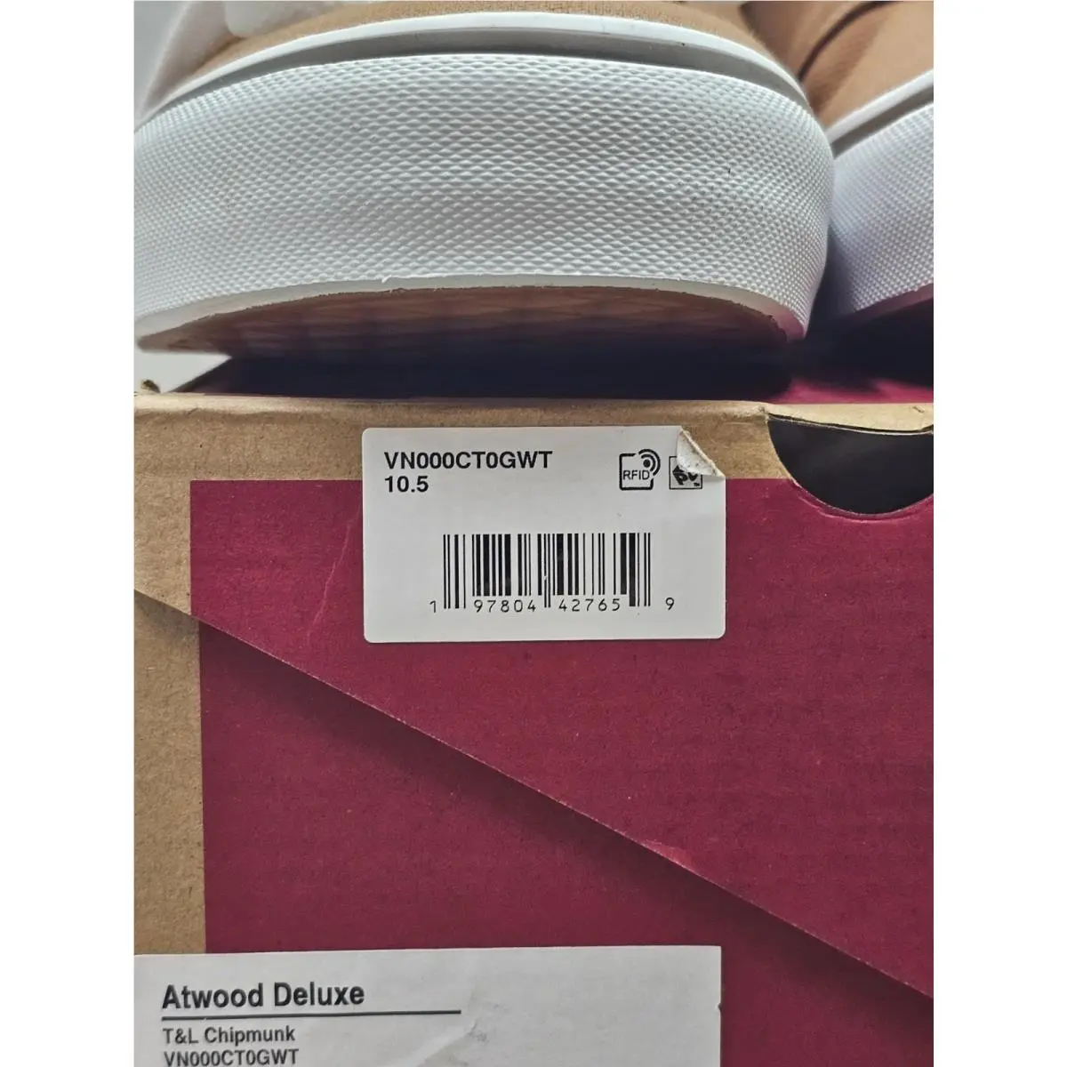 Vans shoes - VANS Atwood Deluxe - Atwood Deluxe - VN000CT0GWT - Chipmunk (UPC: 197804427659) 6