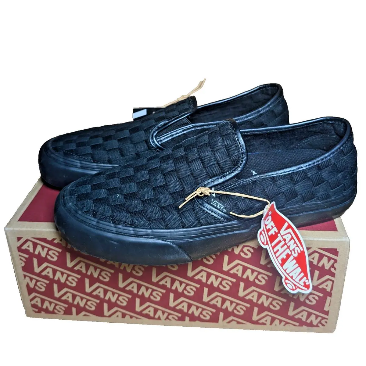 Slip On Sf Alex Knost Lee Ann Curren Black Shoes Men`s Size 7.5 Womens 9 by Vans