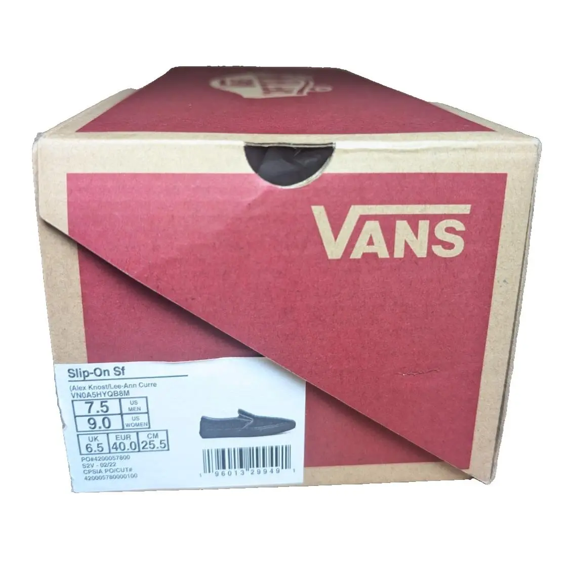 Vans shoes - Vans Slip on Sf Alex Knost Lee Ann Curren - VN0A5HYQB8M - Black, Manufacturer: Black (UPC: 196009300064) 5