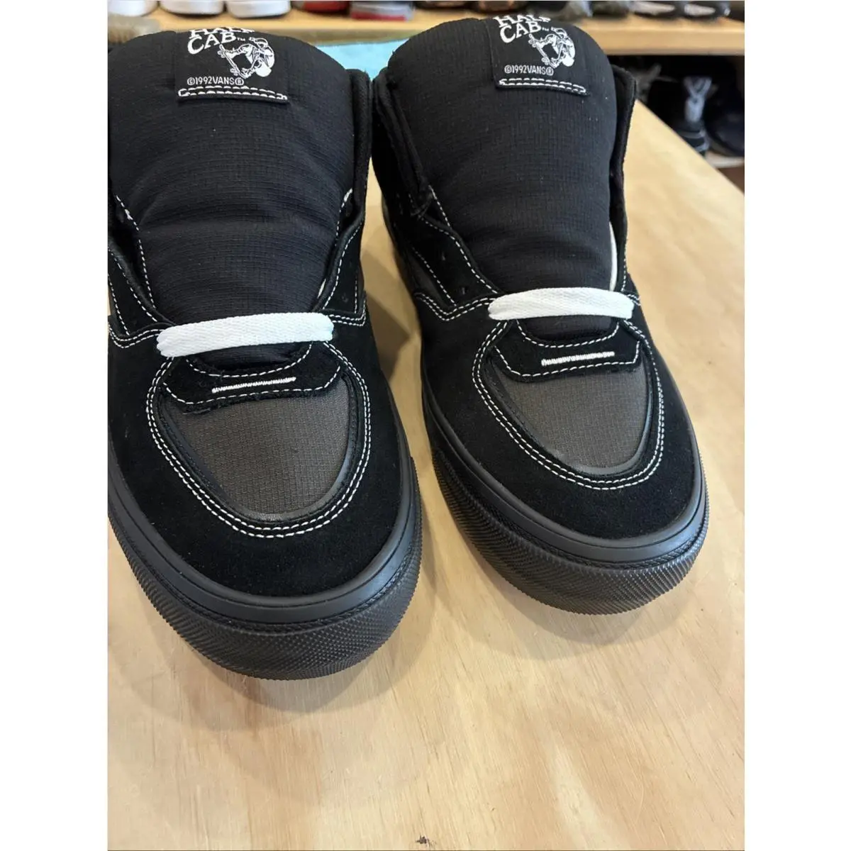 Vans shoes - VANS Half Cab - Half Cab - VN000D9ZKOU - Black / Asphalt 1