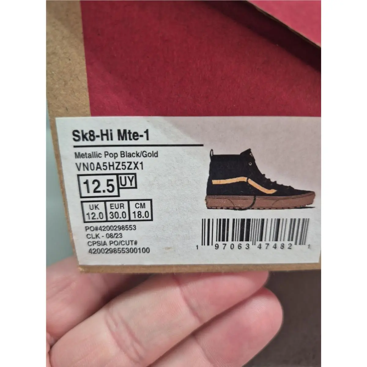 Vans shoes - Vans Sk8-Hi Mte - Mte - Black 0