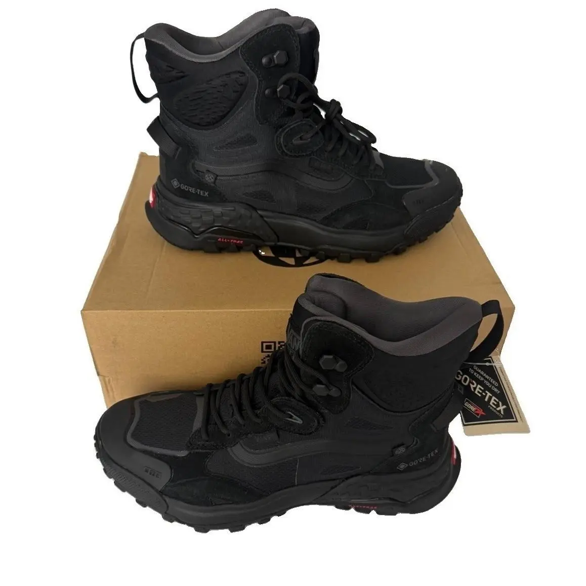 Unisex Mte Crestline Adv Gore-tex Hiking Shoe Black/black Size 8.5 by Vans