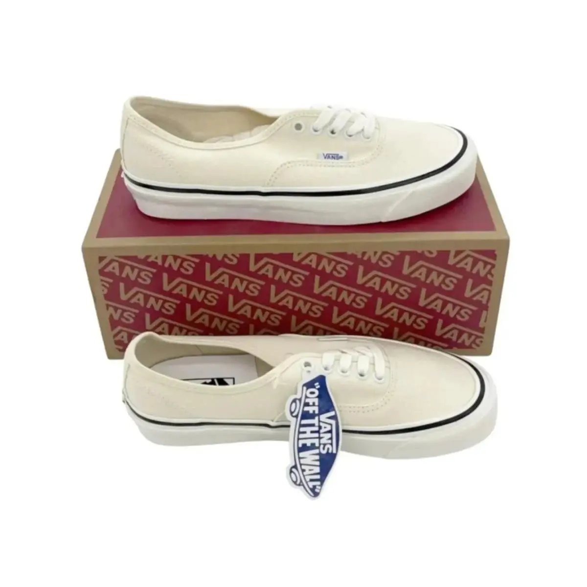 Vans Authentic Anaheim Factory 44 DX White VN0A38ENMR4 Shoes Women`s 6.5 Men`s 5