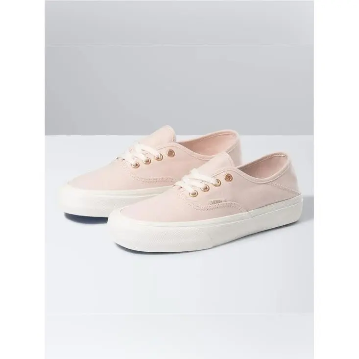 SF Stitch Metallic Pink Canvas Skate Shoes Size 10 by Vans