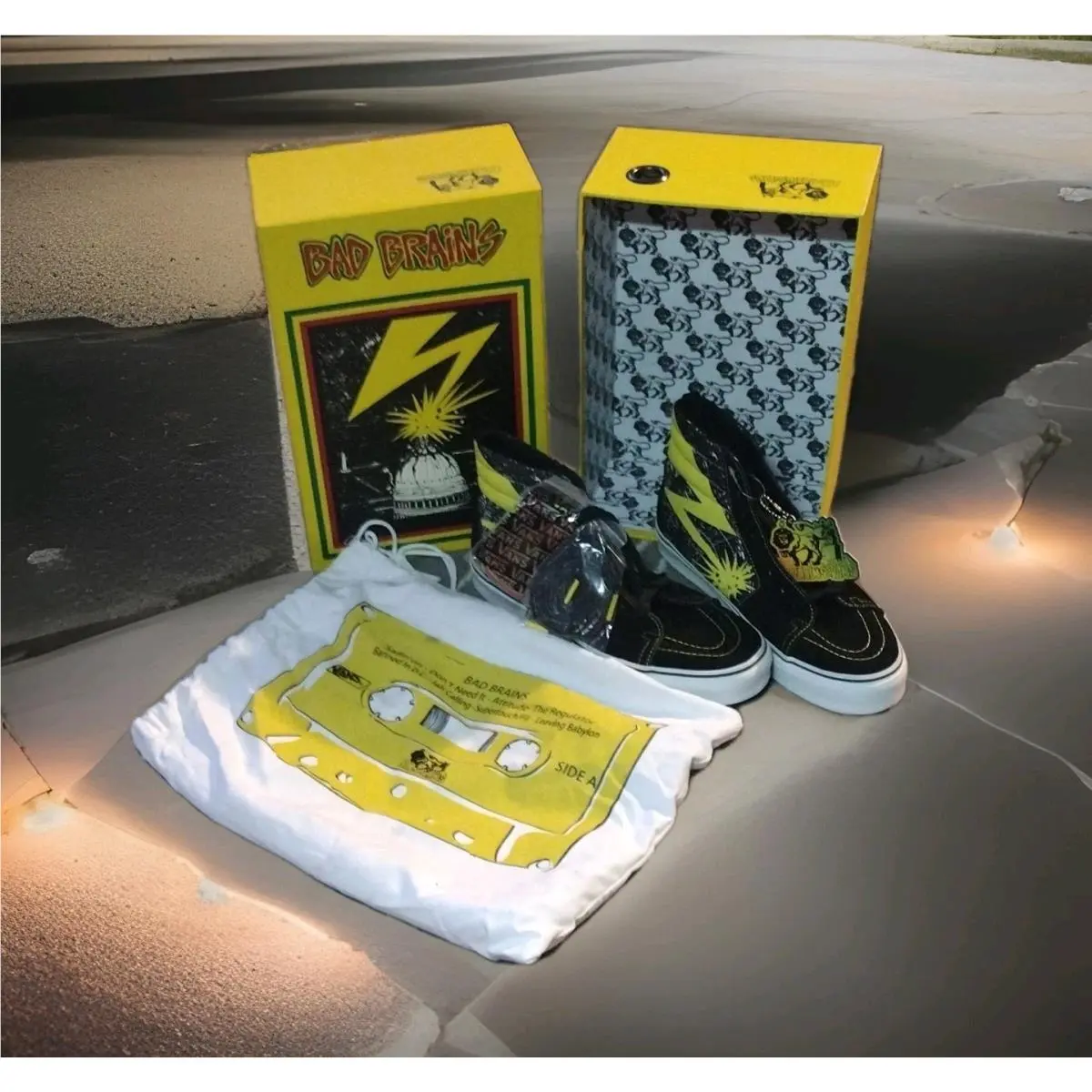 SK8-Hi LE Bad Brains Banned IN DC Limited Edition Skate Shoes Men 12 by Vans