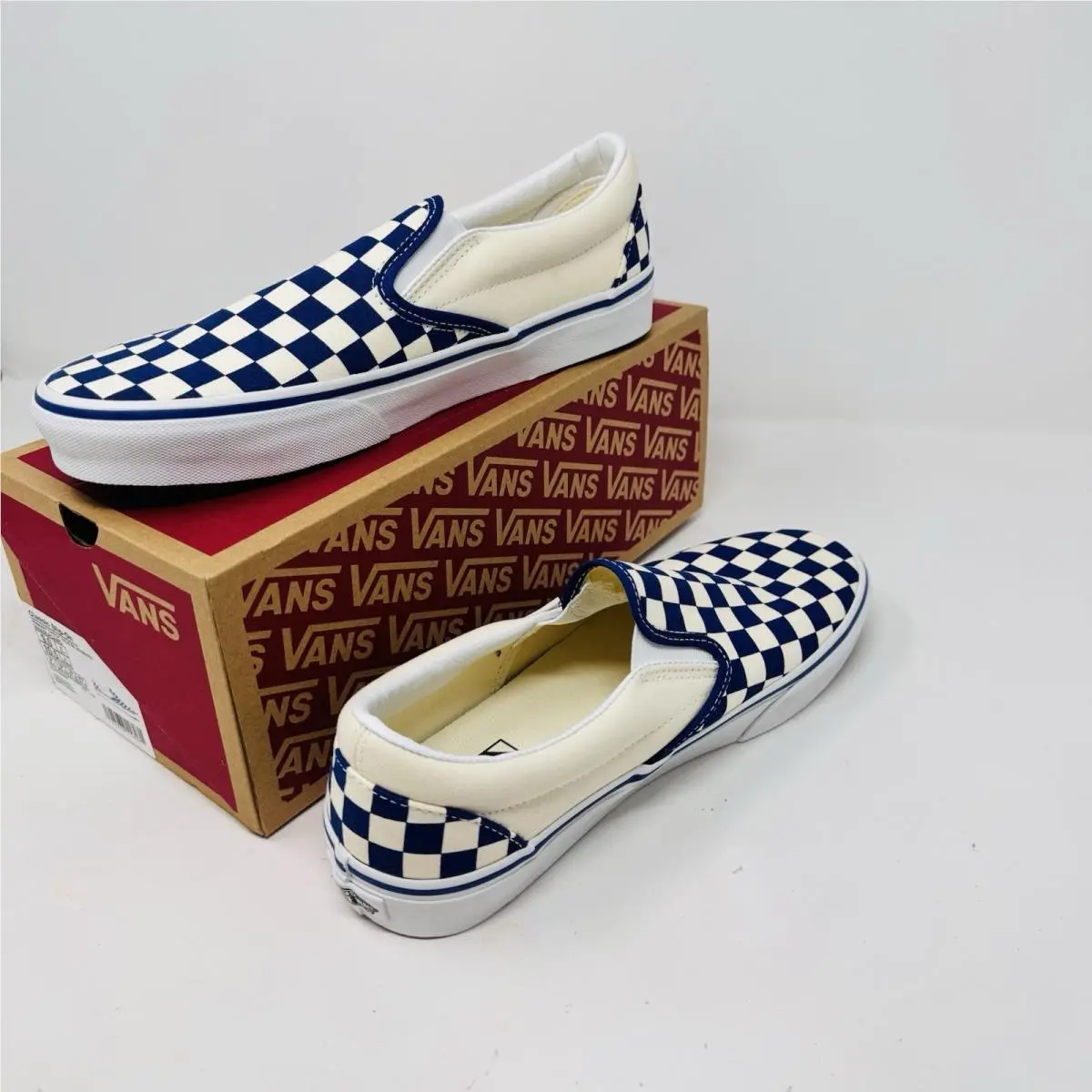 Vans shoes - VANS Classic - Classic - VN000EACAMQ - Blue / White 4