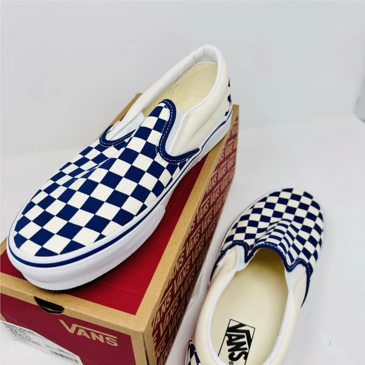 Vans shoes - VANS Classic - Classic - VN000EACAMQ - Blue / White 5