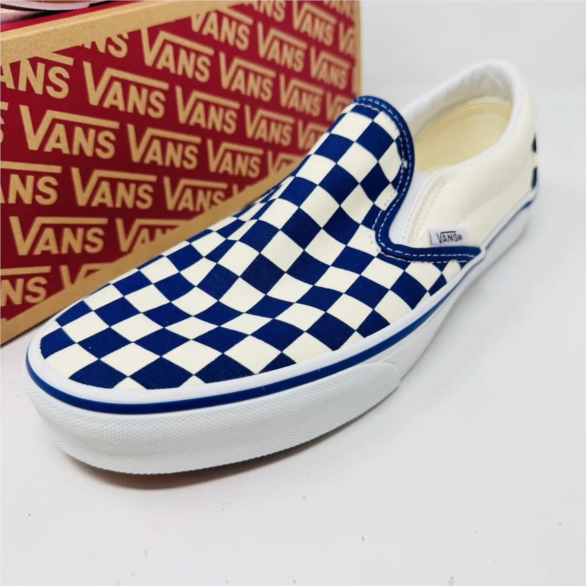 Vans shoes - VANS Classic - Classic - VN000EACAMQ - Blue / White 7