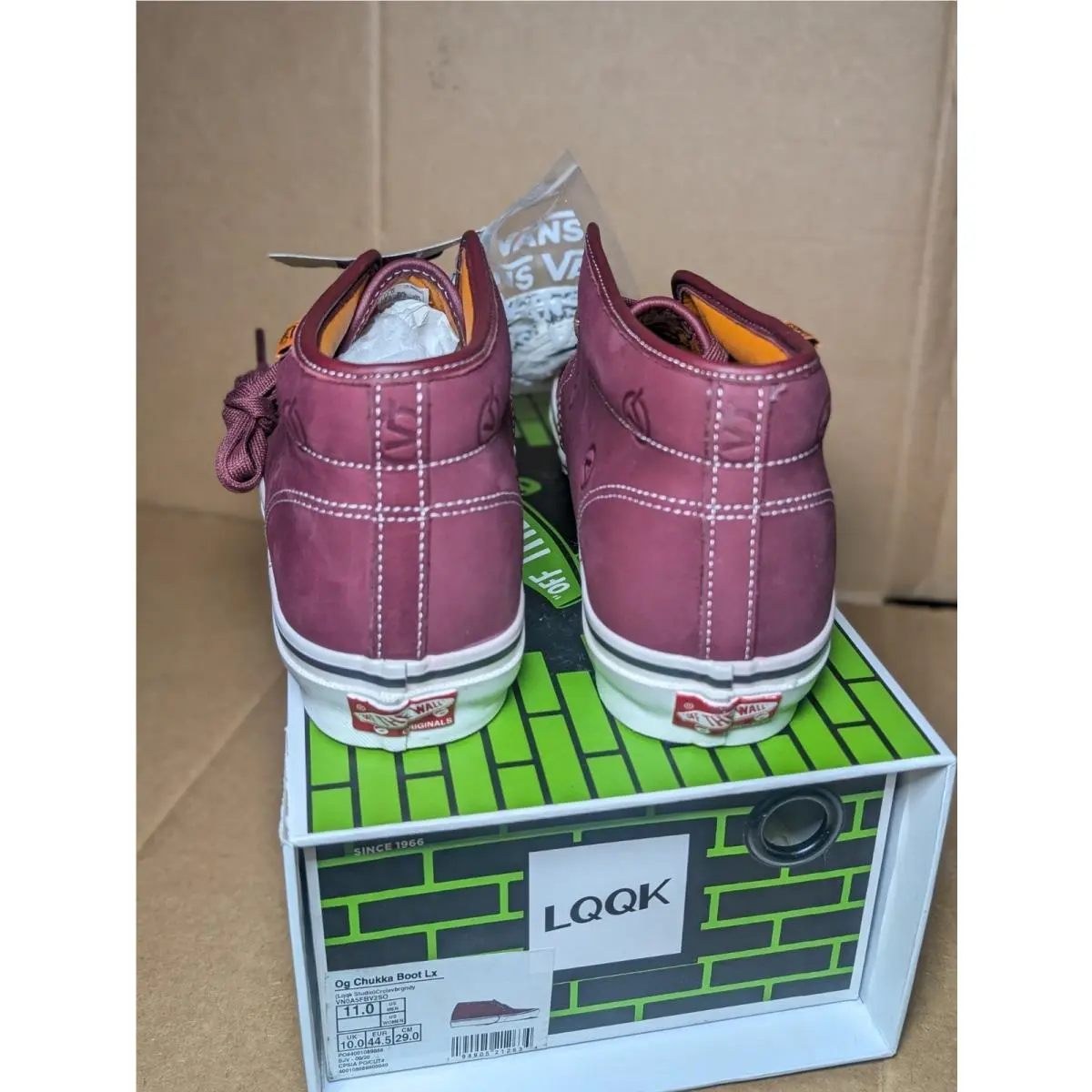 Vans shoes - VANS Chukka - Chukka - VN0A5FBV2SO - Red (UPC: 194905212634) 5
