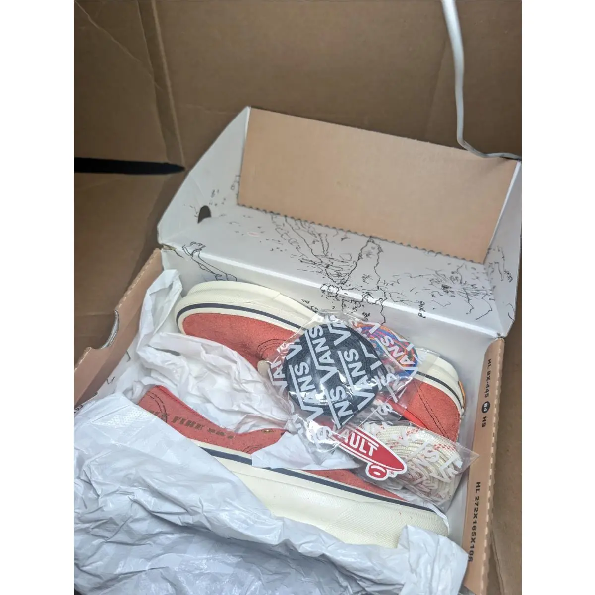Vans shoes - VANS Vault OG Authentic - Vault Authentic - VN0A5DYGAR4 - Red 3