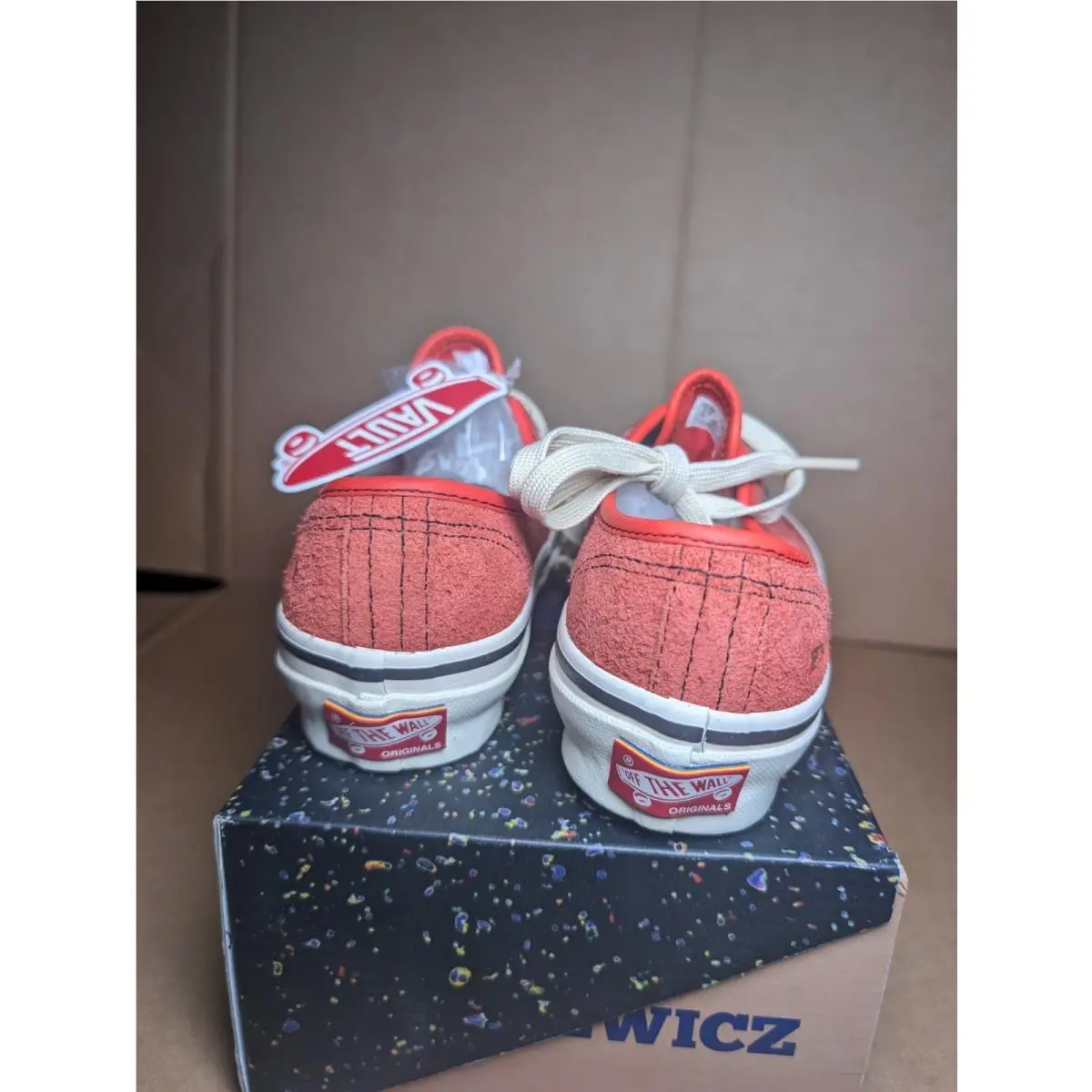 Vans shoes - VANS Vault OG Authentic - Vault Authentic - VN0A5DYGAR4 - Red 7