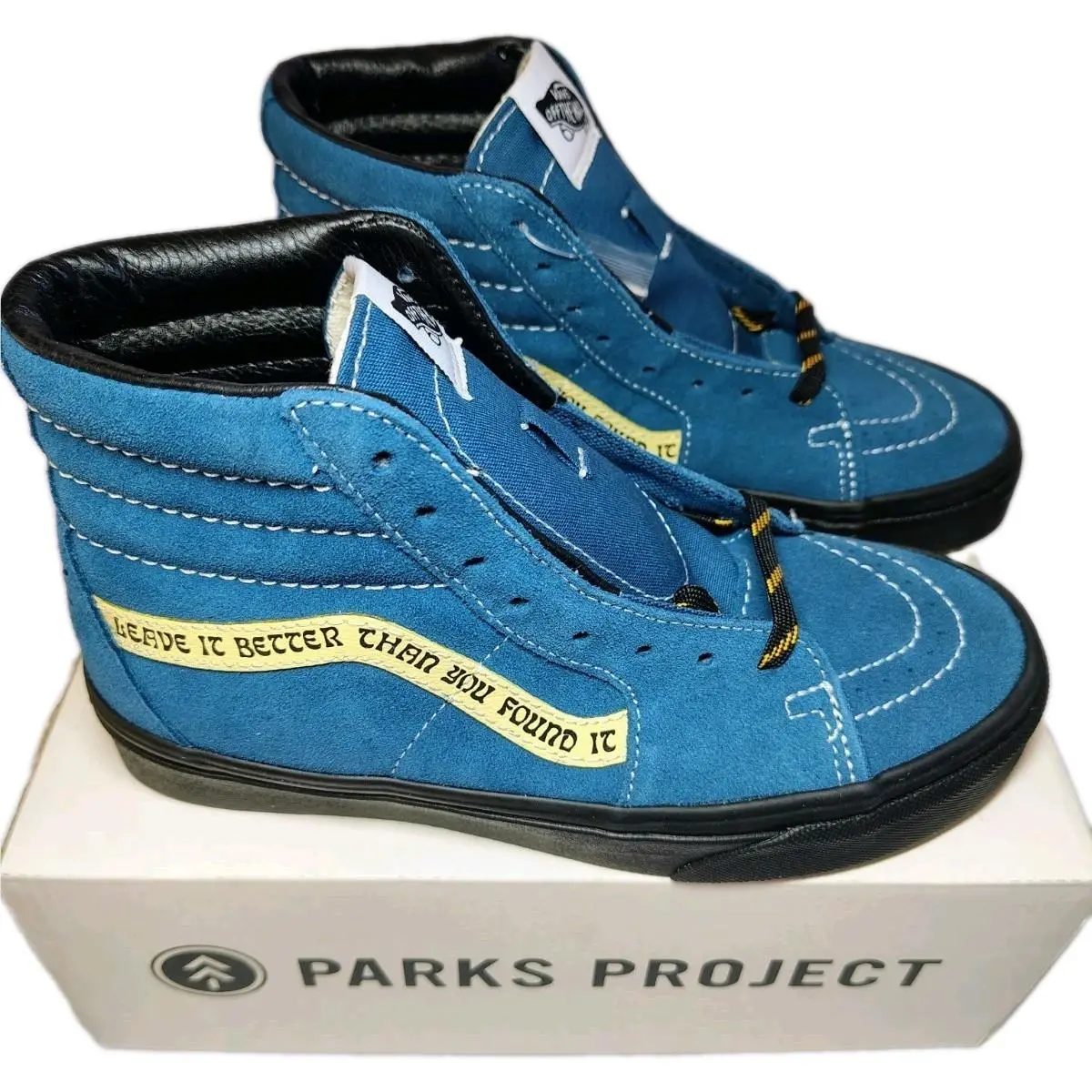 x Parks Project Sk8-Hi Shoe Sneakers `leave It Better Than You Found It` by Vans