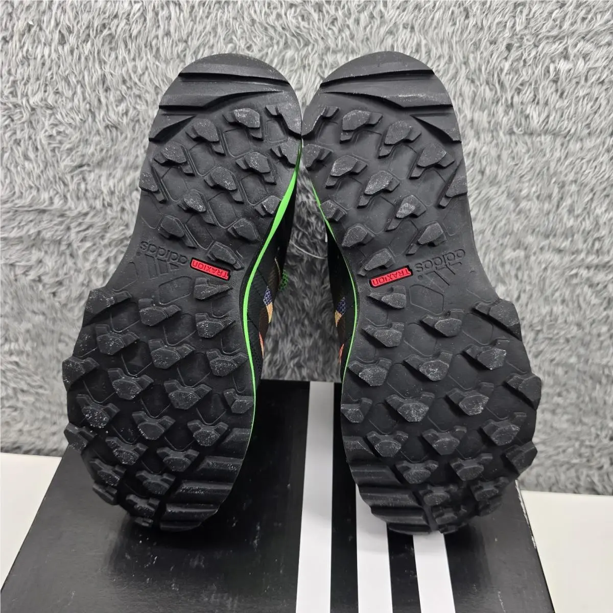 Adidas shoes - adidas Kanadia 7 TR - Kanadia - B40098 - Black/Multi-Color, Manufacturer: Black/Flash Green/Multicolor (UPC: 888164679894) 9