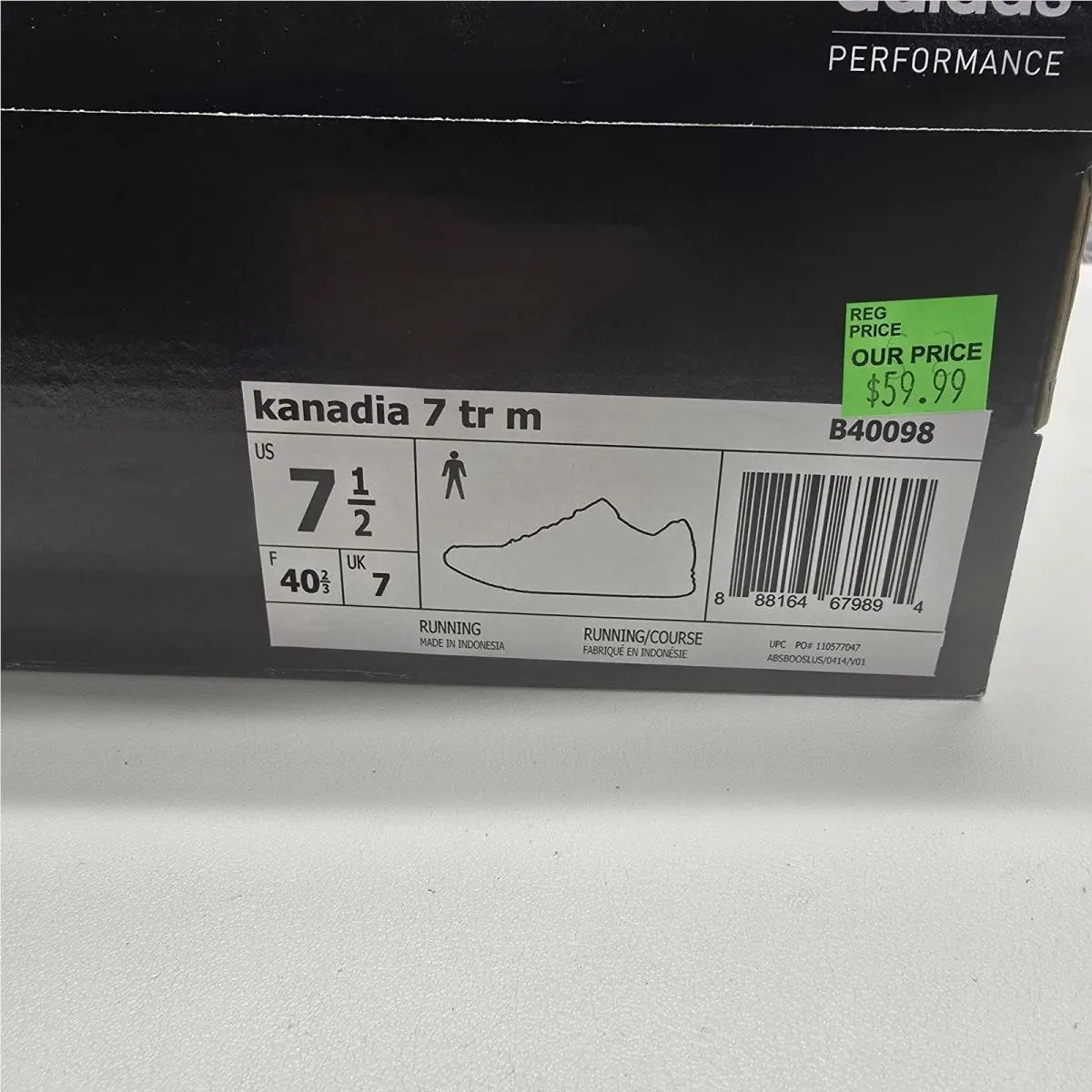 Adidas shoes - adidas Kanadia 7 TR - Kanadia - B40098 - Black/Multi-Color, Manufacturer: Black/Flash Green/Multicolor (UPC: 888164679894) 15