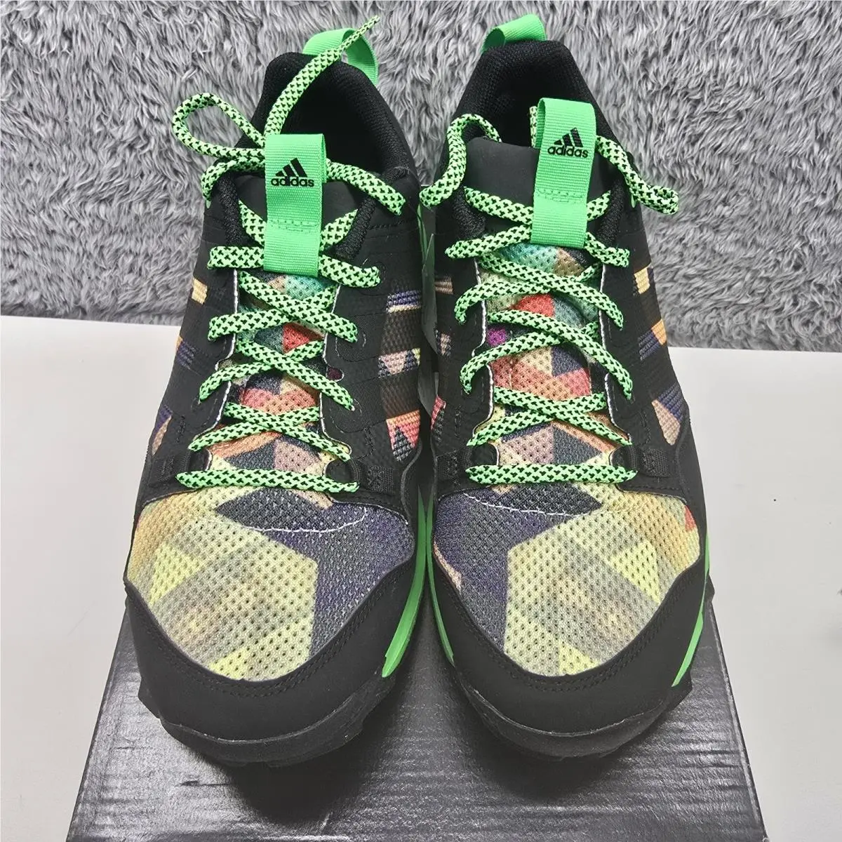 Adidas shoes - adidas Kanadia 7 TR - Kanadia - B40098 - Black/Multi-Color, Manufacturer: Black/Flash Green/Multicolor (UPC: 888164679894) 5
